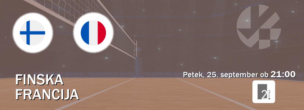 Ne zamudi prenosa tekme Finska - Francija v živo na TV Slo 2.