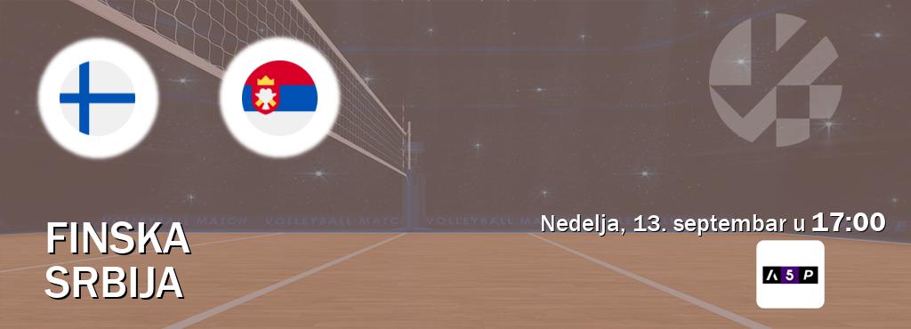 Izravni prijenos utakmice Finska i Srbija pratite uživo na Arena Premium 5 (nedelja, 13. septembar u  17:00).