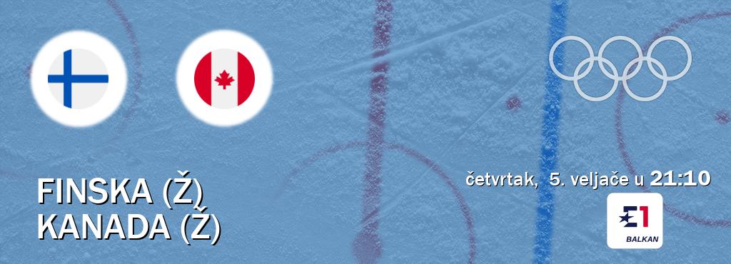 Izravni prijenos utakmice Finska (Ž) i Kanada (Ž) pratite uživo na Eurosport (četvrtak,  5. veljače u  21:10).