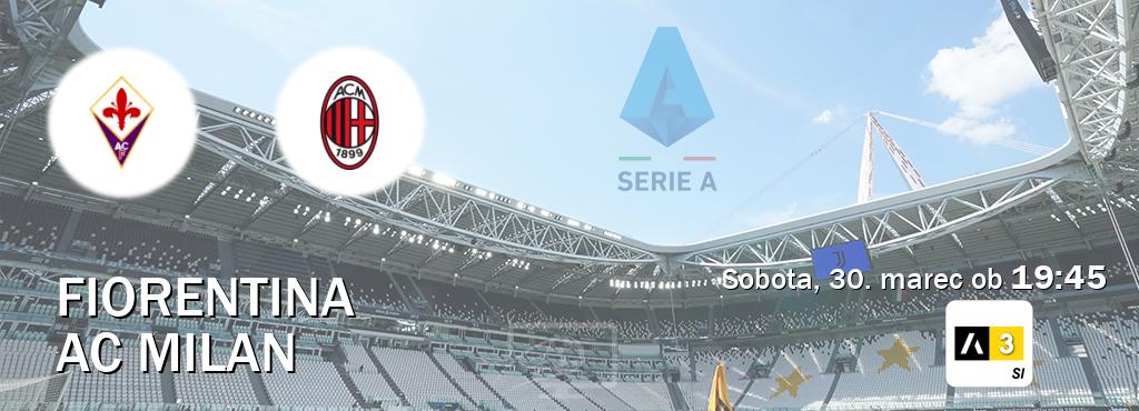 Fiorentina in AC Milan v živo na Arena Sport 3. Prenos tekme bo v sobota, 30. marec ob  19:45