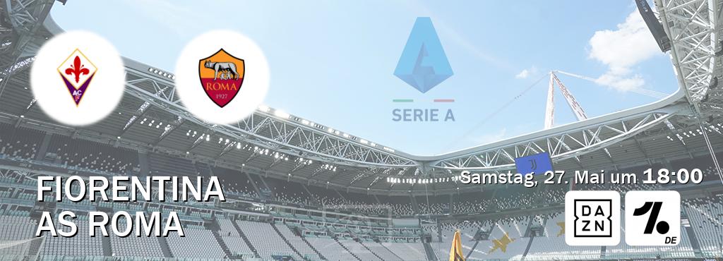 Das Spiel zwischen Fiorentina und AS Roma wird am Samstag, 27. Mai um  18:00, live vom DAZN und OneFootball Deutschland übertragen.