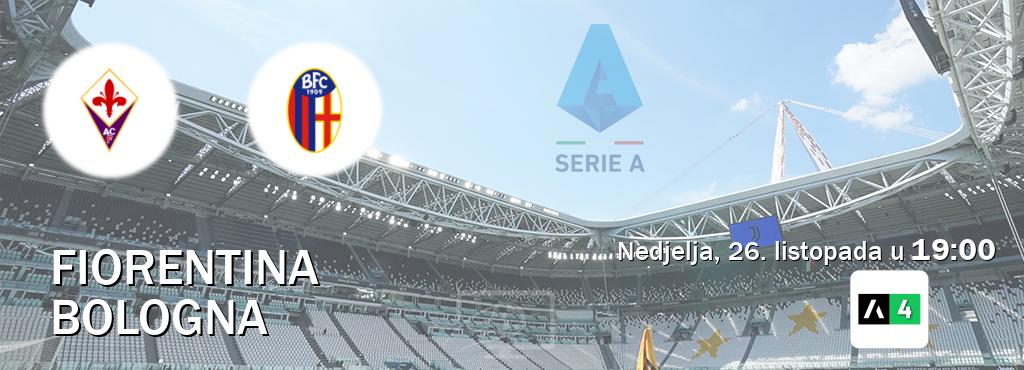 Izravni prijenos utakmice Fiorentina i Bologna pratite uživo na Arena Sport 4 (nedjelja, 26. listopada u 19:00). Izravni prijenos utakmice Fiorentina i Bologna pratite uživo na Arena Sport 4 (nedjelja, 26. listopada u 19:00).