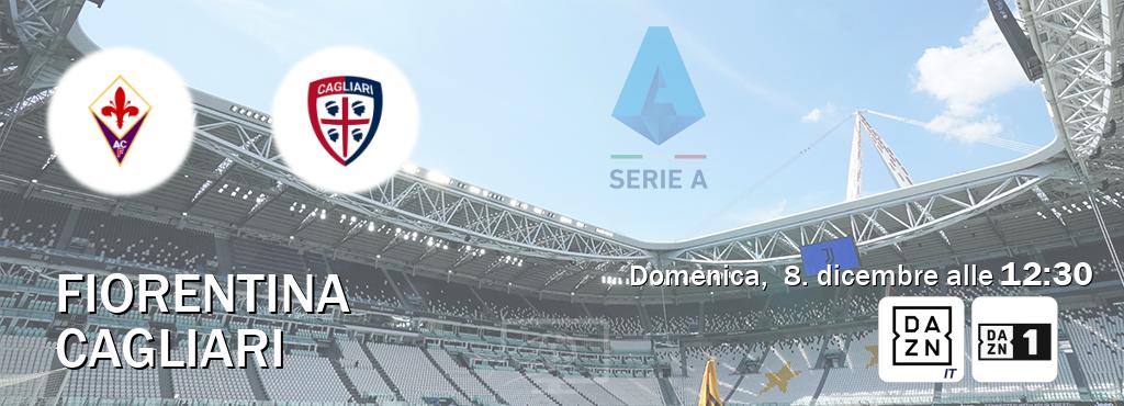 Il match Fiorentina - Cagliari sarà trasmesso in diretta TV su DAZN Italia e Zona DAZN (ore 12:30)