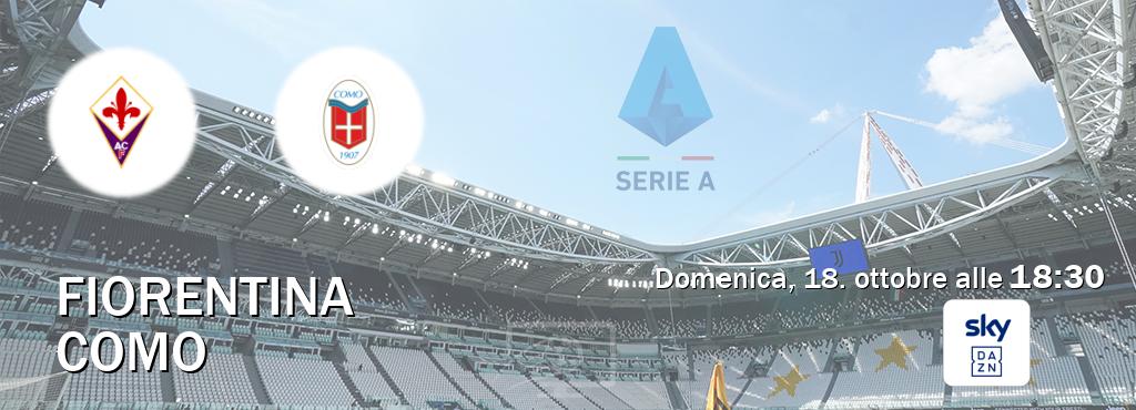 Il match Fiorentina - Como sarà trasmesso in diretta TV su Sky Sport Bar (ore 18:30)