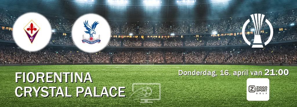 Wedstrijd tussen Fiorentina en Crystal Palace live op tv bij Ziggo Sport 6 (donderdag, 16. april van 21:00). Wedstrijd tussen Fiorentina en Crystal Palace live op tv bij Ziggo Sport 6 (donderdag, 16. april van 21:00).