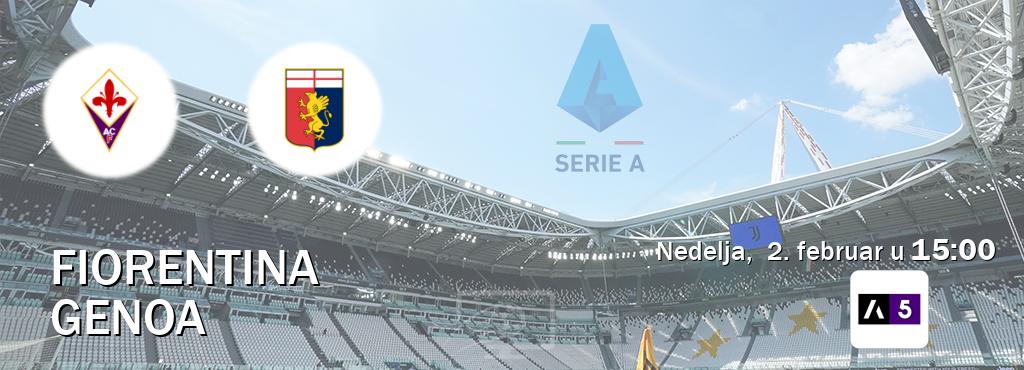 Izravni prijenos utakmice Fiorentina i Genoa pratite uživo na Arena Sport 5 (nedelja,  2. februar u  15:00).