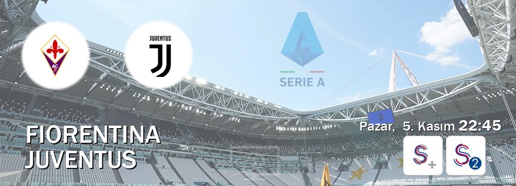 Karşılaşma Fiorentina - Juventus S Sport + ve S Sport 2'den canlı yayınlanacak (Pazar,  5. Kasım  22:45).