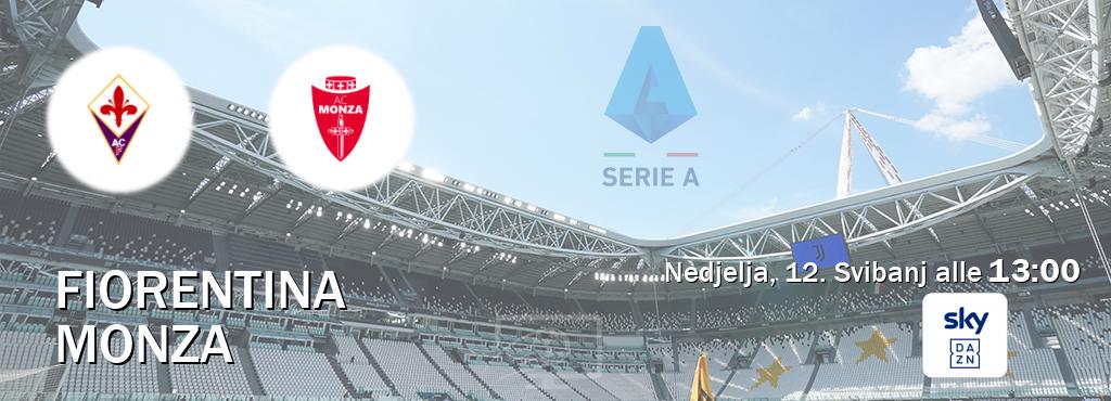 Il match Fiorentina - Monza sarà trasmesso in diretta TV su Sky Sport Bar (ore 13:00)