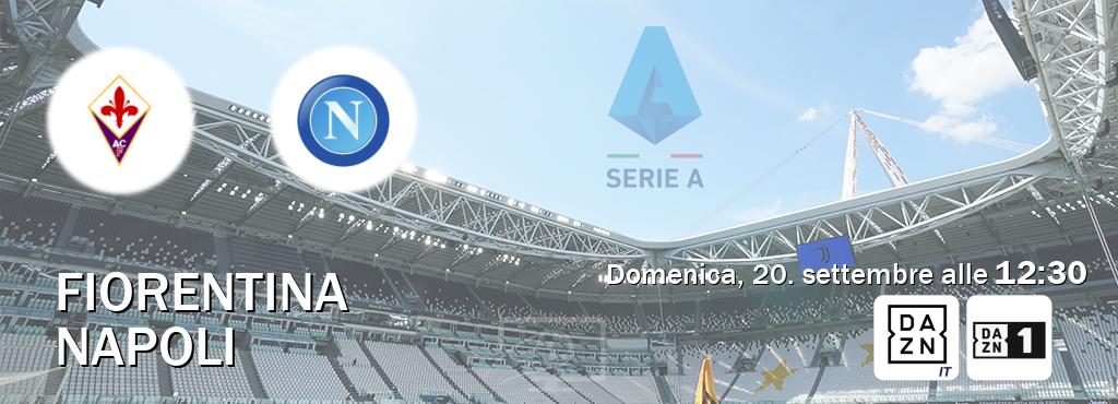 Il match Fiorentina - Napoli sarà trasmesso in diretta TV su DAZN Italia e DAZN (ore 12:30)