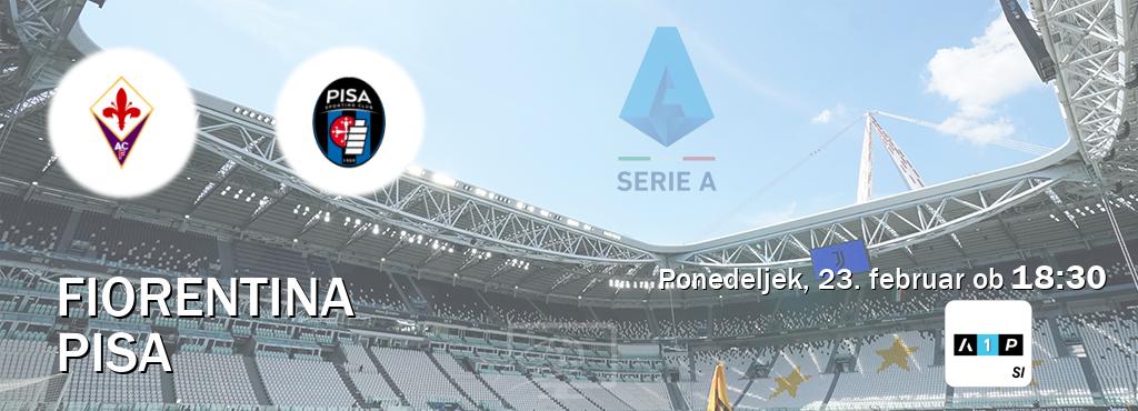 Prenos tekme med Fiorentina in Pisa v živo na Arena Sport Premium (ponedeljek, 23. februar ob  18:30 uri).