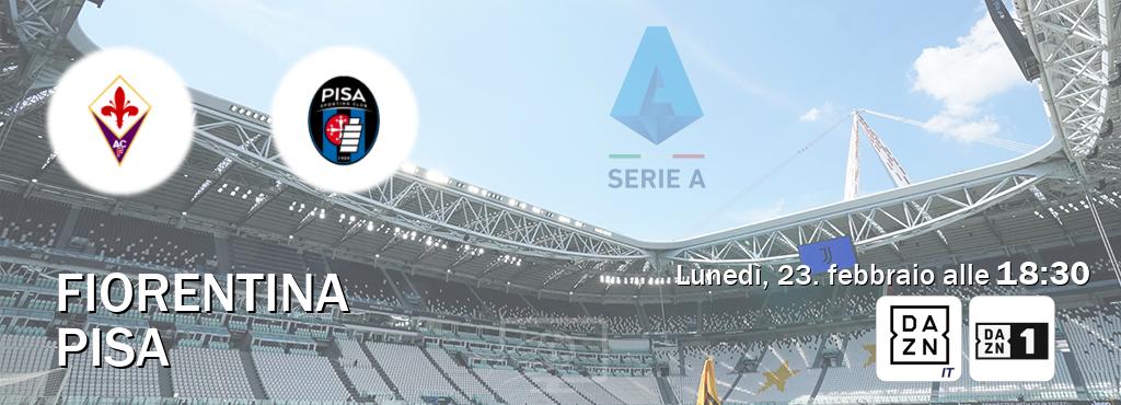 Il match Fiorentina - Pisa sarà trasmesso in diretta TV su DAZN Italia e Zona DAZN (ore 18:30)