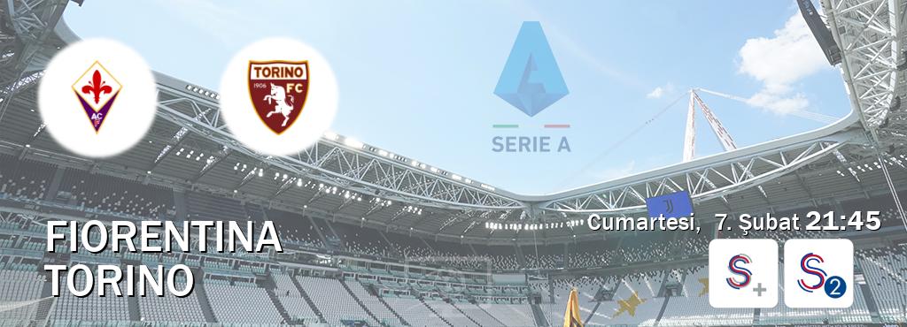 Karşılaşma Fiorentina - Torino S Sport + ve S Sport 2'den canlı yayınlanacak (Cumartesi,  7. Şubat  21:45).