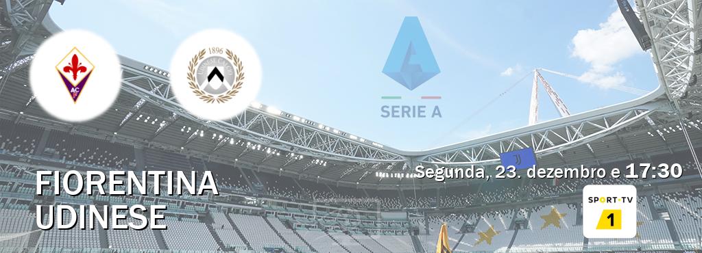 Jogo entre Fiorentina e Udinese tem emissão Sport TV 1 (segunda, 23. dezembro e  17:30).