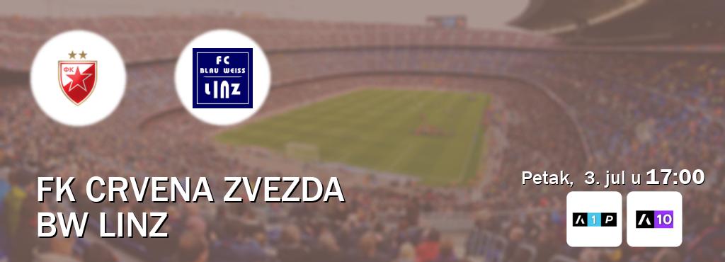Izravni prijenos utakmice FK Crvena zvezda i BW Linz pratite uživo na Arena Premium 1 i Arena Sport 10 (petak,  3. jul u  17:00).