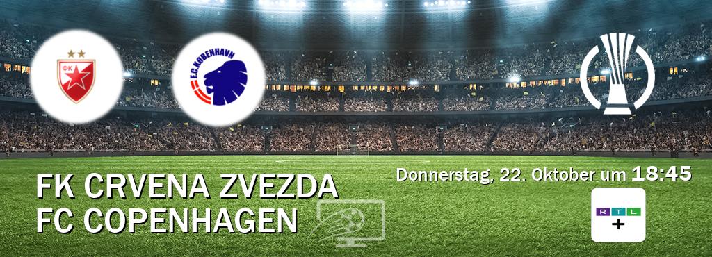 Das Spiel zwischen FK Crvena zvezda und FC Copenhagen wird am Donnerstag, 22. Oktober um 18:45, live vom RTL+ übertragen. Das Spiel zwischen FK Crvena zvezda und FC Copenhagen wird am Donnerstag, 22. Oktober um 18:45, live vom RTL+ übertragen.