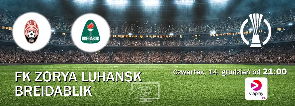 Gra między FK Zorya Luhansk i Breidablik transmisja na żywo w Viaplay Polska (czwartek, 14. grudzień od  21:00).