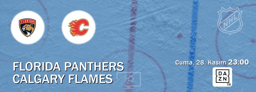 Karşılaşma Florida Panthers - Calgary Flames DAZN'den canlı yayınlanacak (Cuma, 28. Kasım  23:00).