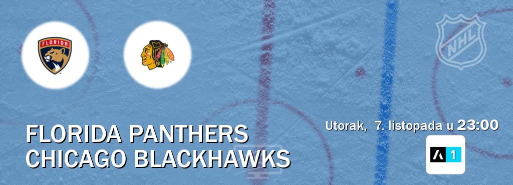 Izravni prijenos utakmice Florida Panthers i Chicago Blackhawks pratite uživo na Arena Sport 1 (utorak, 7. listopada u 23:00). Izravni prijenos utakmice Florida Panthers i Chicago Blackhawks pratite uživo na Arena Sport 1 (utorak, 7. listopada u 23:00).