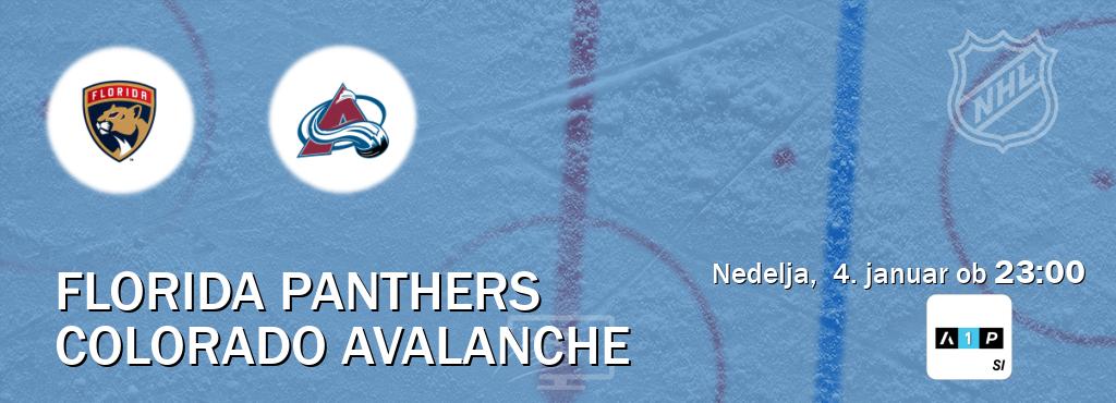 Prenos tekme med Florida Panthers in Colorado Avalanche v živo na Arena Sport Premium (nedelja, 4. januar ob 23:00 uri). Prenos tekme med Florida Panthers in Colorado Avalanche v živo na Arena Sport Premium (nedelja, 4. januar ob 23:00 uri).