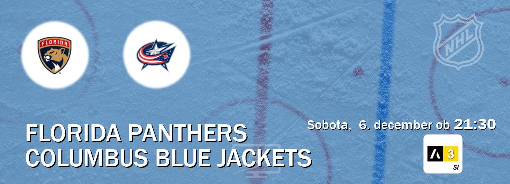 Florida Panthers in Columbus Blue Jackets v živo na Arena Sport 3. Prenos tekme bo v sobota, 6. december ob 21:30 Florida Panthers in Columbus Blue Jackets v živo na Arena Sport 3. Prenos tekme bo v sobota, 6. december ob 21:30
