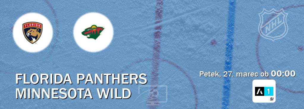 Ne zamudi prenosa tekme Florida Panthers - Minnesota Wild v živo na Arena Sport 1.