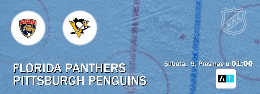 Izravni prijenos utakmice Florida Panthers i Pittsburgh Penguins pratite uživo na Arena Sport 1 (Subota,  9. Prosinac u  01:00).