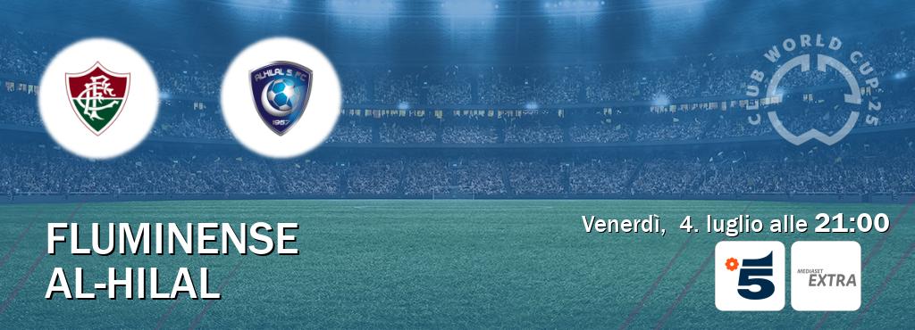 Il match Fluminense - Al-Hilal sarà trasmesso in diretta TV su Canale5 e Mediaset Extra (ore 21:00)