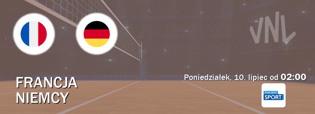 Gra między Francja i Niemcy transmisja na żywo w Polsat Sport (poniedziałek, 10. lipiec od  02:00).