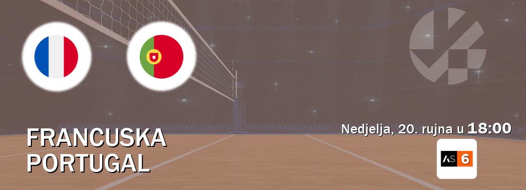 Izravni prijenos utakmice Francuska i Portugal pratite uživo na Arena Sport 6 (nedjelja, 20. rujna u 18:00). Izravni prijenos utakmice Francuska i Portugal pratite uživo na Arena Sport 6 (nedjelja, 20. rujna u 18:00).