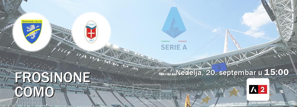 Izravni prijenos utakmice Frosinone i Como pratite uživo na Arena Sport 2 (nedelja, 20. septembar u  15:00).
