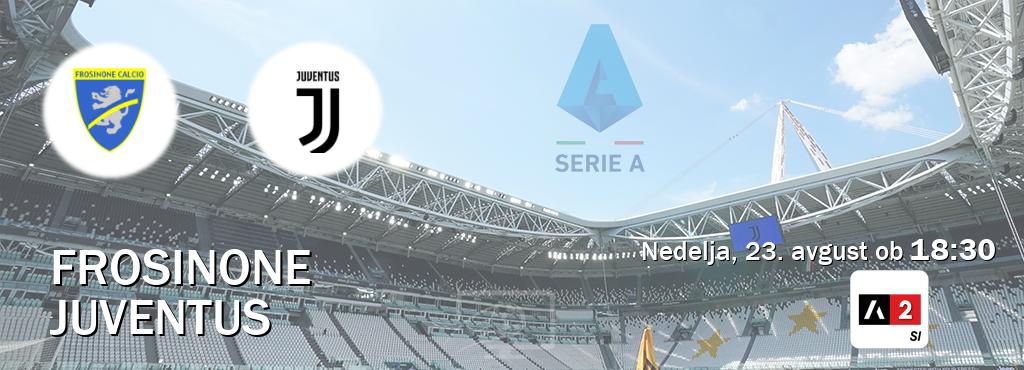 Prenos tekme med Frosinone in Juventus v živo na Arena Sport 2 (nedelja, 23. avgust ob  18:30 uri).