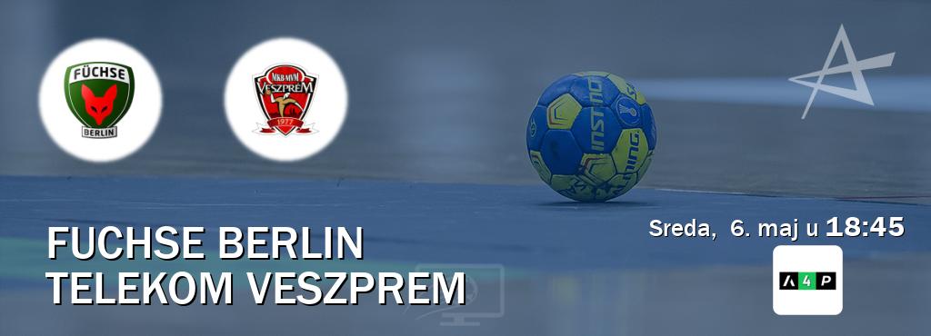 Izravni prijenos utakmice Fuchse Berlin i Telekom Veszprem pratite uživo na Arena Premium 4 (sreda,  6. maj u  18:45).