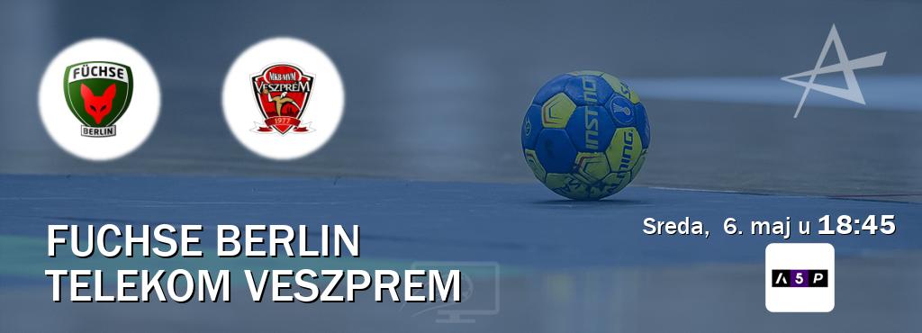 Izravni prijenos utakmice Fuchse Berlin i Telekom Veszprem pratite uživo na Arena Premium 5 (sreda,  6. maj u  18:45).