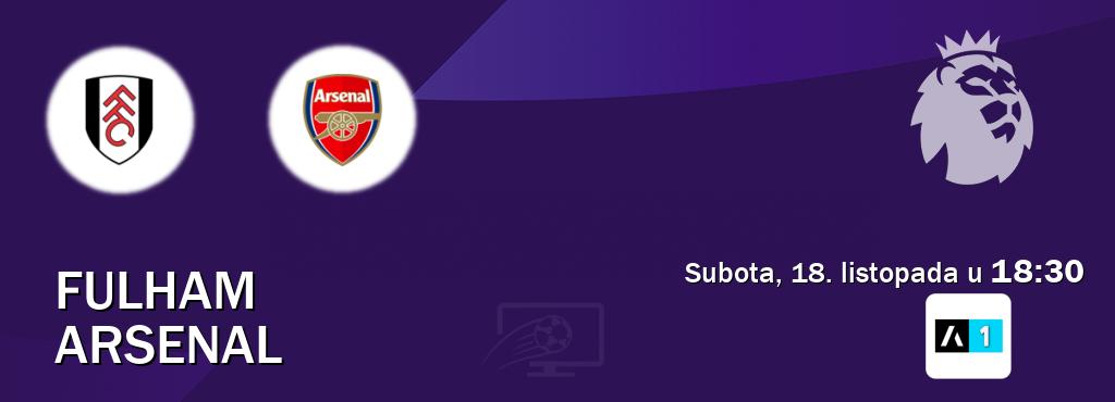 Izravni prijenos utakmice Fulham i Arsenal pratite uživo na Arena Sport 1 (subota, 18. listopada u 18:30). Izravni prijenos utakmice Fulham i Arsenal pratite uživo na Arena Sport 1 (subota, 18. listopada u 18:30).