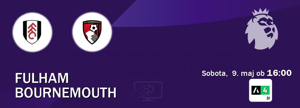 Prenos tekme med Fulham in Bournemouth v živo na Arena Sport 4 (sobota,  9. maj ob  16:00 uri).