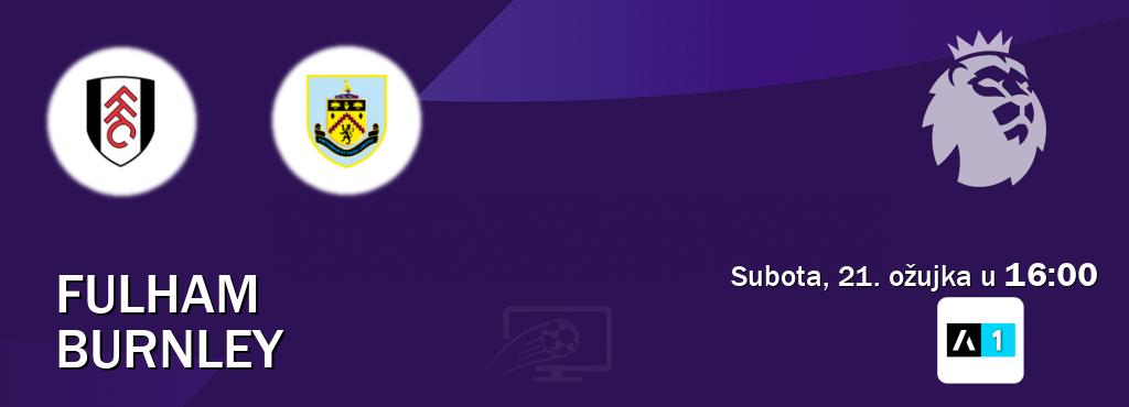 Izravni prijenos utakmice Fulham i Burnley pratite uživo na Arena Sport 1 (subota, 21. ožujka u  16:00).