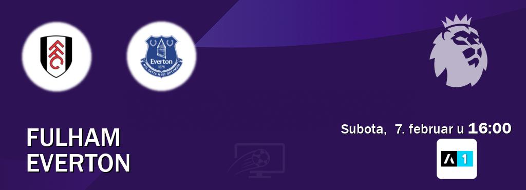 Izravni prijenos utakmice Fulham i Everton pratite uživo na Arena Sport 1 (subota, 7. februar u 16:00). Izravni prijenos utakmice Fulham i Everton pratite uživo na Arena Sport 1 (subota, 7. februar u 16:00).