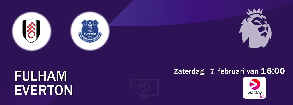 Wedstrijd tussen Fulham en Everton live op tv bij Viaplay Nederland (zaterdag,  7. februari van  16:00).