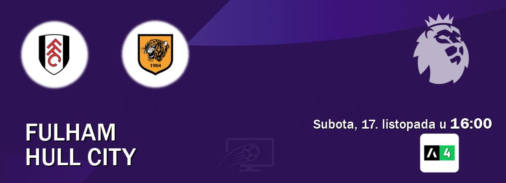 Izravni prijenos utakmice Fulham i Hull City pratite uživo na Arena Sport 4 (subota, 17. listopada u  16:00).
