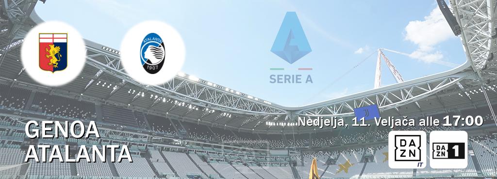 Il match Genoa - Atalanta sarà trasmesso in diretta TV su DAZN Italia e Zona DAZN (ore 17:00)