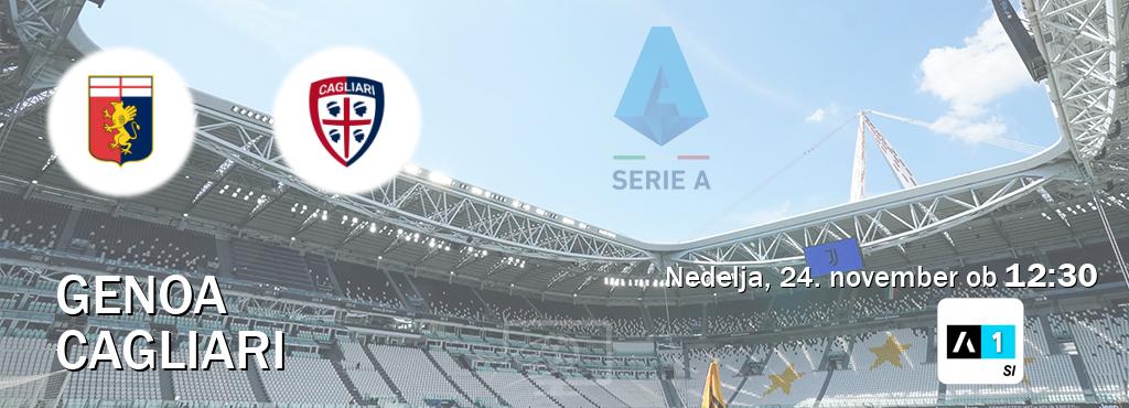 Prenos tekme med Genoa in Cagliari v živo na Arena Sport 1 (nedelja, 24. november ob  12:30 uri).