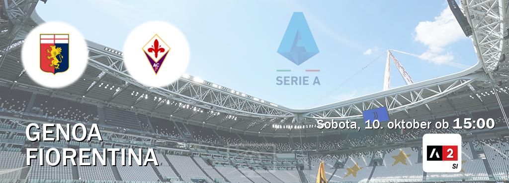 Genoa in Fiorentina v živo na Arena Sport 2. Prenos tekme bo v sobota, 10. oktober ob  15:00