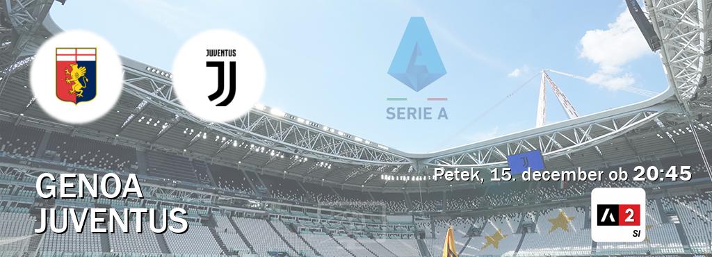 Dvoboj Genoa in Juventus s prenosom tekme v živo na Arena Sport 2.