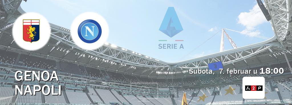 Izravni prijenos utakmice Genoa i Napoli pratite uživo na Arena Premium 2 (subota,  7. februar u  18:00).