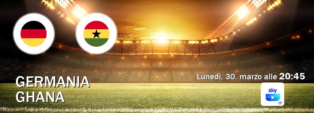 Il match Germania - Ghana sarà trasmesso in diretta TV su SKY Go Italia (ore 20:45)