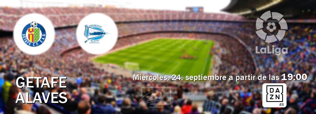 El partido entre Getafe y Alaves será retransmitido por DAZN España (miércoles, 24. septiembre a partir de las 19:00). El partido entre Getafe y Alaves será retransmitido por DAZN España (miércoles, 24. septiembre a partir de las 19:00).
