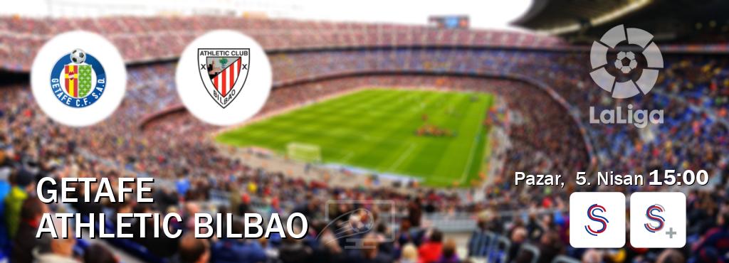 Karşılaşma Getafe - Athletic Bilbao S Sport ve S Sport +'den canlı yayınlanacak (Pazar,  5. Nisan  15:00).