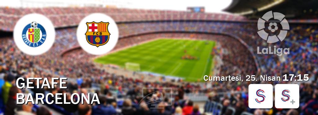 Karşılaşma Getafe - Barcelona S Sport ve S Sport +'den canlı yayınlanacak (Cumartesi, 25. Nisan  17:15).