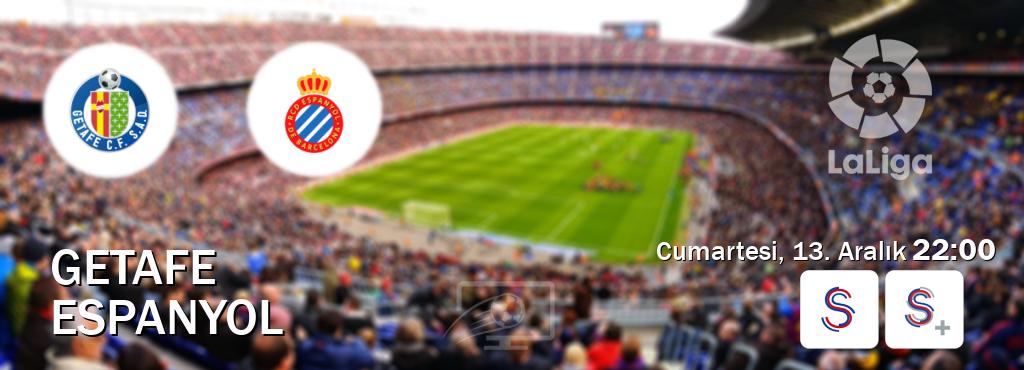 Karşılaşma Getafe - Espanyol S Sport ve S Sport +'den canlı yayınlanacak (Cumartesi, 13. Aralık 22:00). Karşılaşma Getafe - Espanyol S Sport ve S Sport +'den canlı yayınlanacak (Cumartesi, 13. Aralık 22:00).