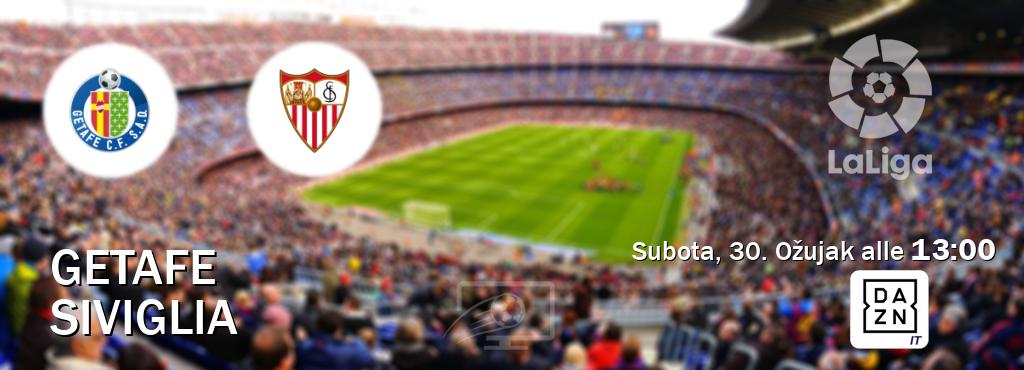 Il match Getafe - Siviglia sarà trasmesso in diretta TV su DAZN Italia (ore 13:00)